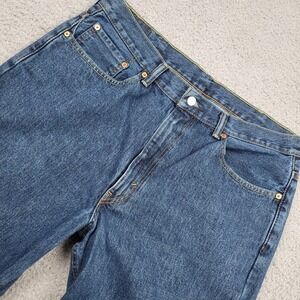 Levi's 550 Relaxed‎ Fit Jeans Mens W38 L34 Blue Denim Classic Casual Pants